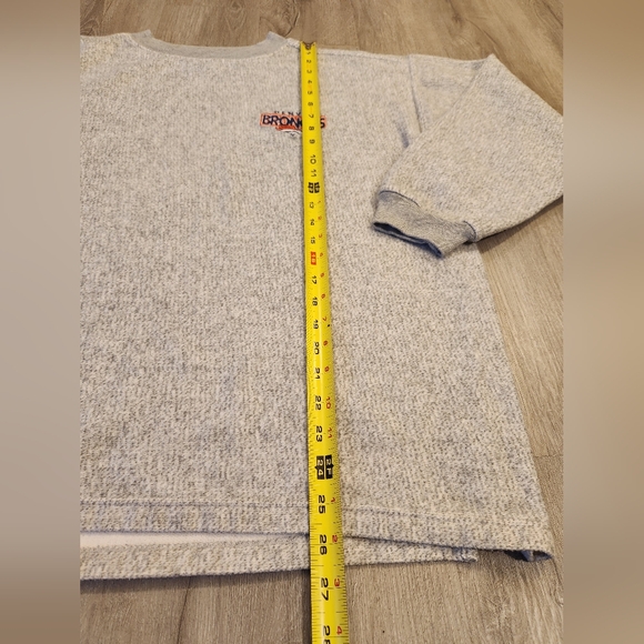 Vintage Denver Broncos Sweatshirt Logo Script Mens Size XL NFL Pro Player - Picture 6 of 7